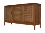 HSM Collection Dressoir Teak Rotan 150cm