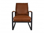 HSM Collection Fauteuil Miami Leder Cognac