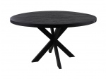 HSM Collection Eettafel Melbourne Rond Mango Zwart Ø110cm