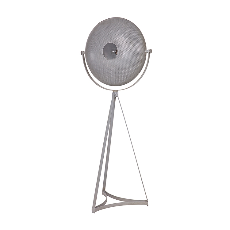 Woood Blown Vloerlamp Metaal Grijs