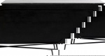 Kare Design Dressoir Catalina Zwart/Bruin 160cm