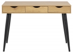 Bureau Nova MDF Naturel/Zwart - Giga Living