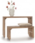 Coco Maison Sidetable Lino Naturel 120cm
