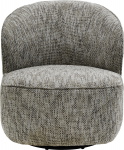 Kare Design Draaifauteuil Ellie Grijs