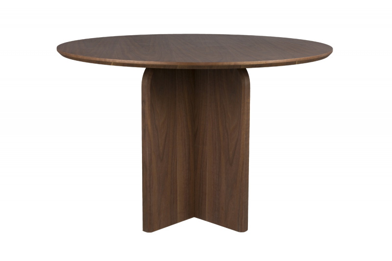 Eettafel Laurent Walnoot Ø120cm - Giga Meubel