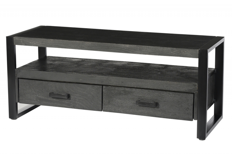 Livingfurn Tv-meubel Norris Zwart 120cm