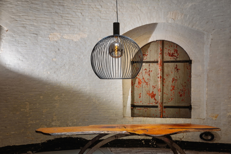 Hanglamp Wire Zwart Ø50cm - Giga Meubel