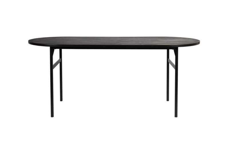 Eettafel Marcio Zwart 180cm - Giga Meubel