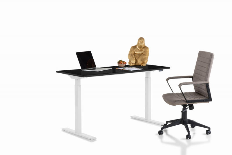 Kare Design Zit-Sta Bureau Smart Zwart/Wit 140cm