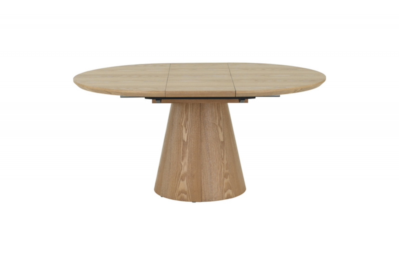 Eettafel Sivan Naturel Rond 120-160cm - Giga Meubel