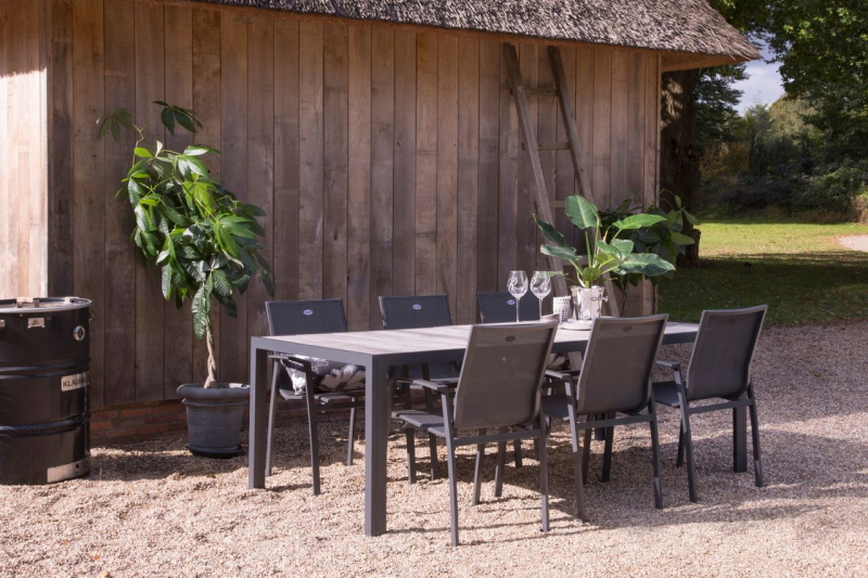 Hartman Canterbury Tuinstoel Antraciet