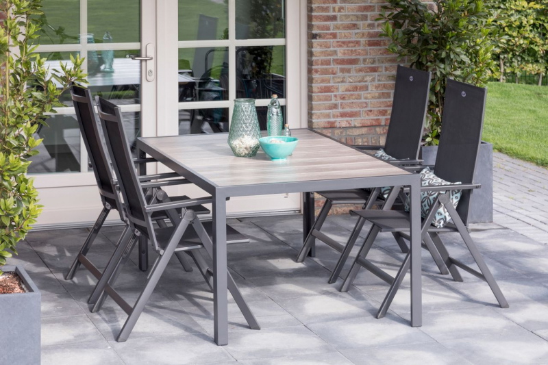Hartman Aruba Verstelbare Tuinstoel Antraciet