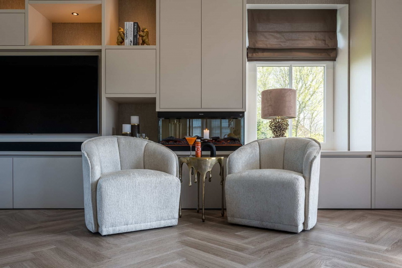 Richmond Bijzettafel Carly Brushed Goud