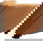 Kare Design Fauteuil Cigar Lounge Leer Lichtbruin