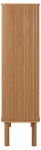 Wandkast Rustam MDF Naturel 80x145cm - Giga Living