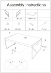 Livingfurn Bartafel Norris Mangohout Zwart 140cm