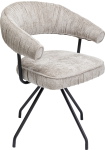 Kare Design Draaistoel Arabella Zilver