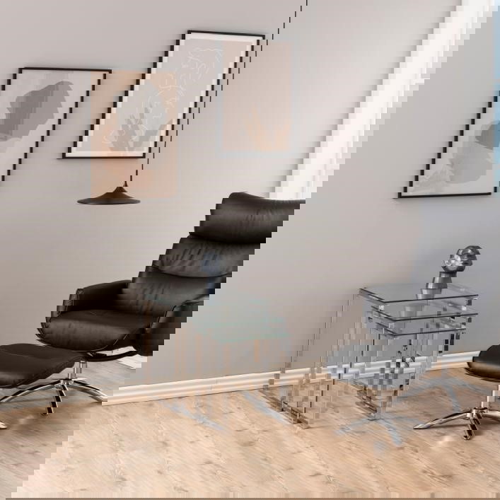Salontafel Set Jordis Glas Clear 50cm - Giga Living