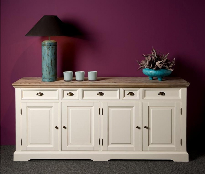 Tower Living Dressoir Fleur 200cm Wit