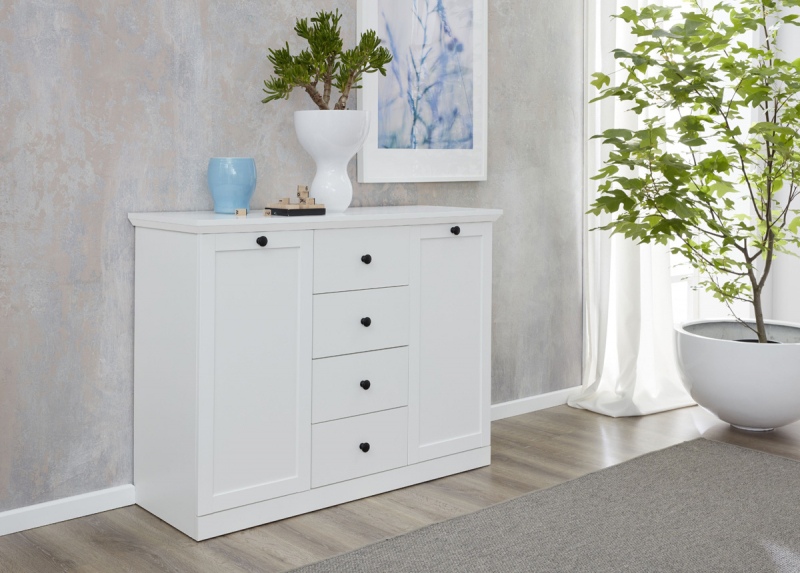 Dressoir Brandson Baxter Wit 119cm