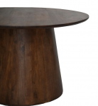 HSM Collection Eettafel Drum Mango Bruin Ø140cm