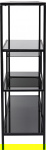 Kare Design Boekenkast Loft Zwart 115x100cm