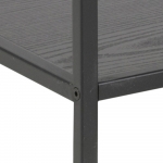 Boekenkast Bronx MDF Zwart 114x78cm - Giga Living