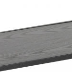 Boekenkast Bronx MDF Zwart 114x78cm - Giga Living