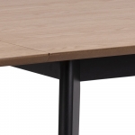 Eettafel Levi MDF Naturel Uitschuifbaar 80/120cm - Giga Living