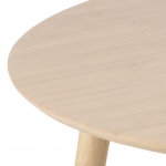 Salontafel Biella Rond Bamboe Naturel Ø80cm - Giga Living