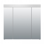 Spiegelkast Devon Hoogglans Wit 3-Deurs 80x75cm