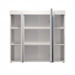 Spiegelkast Devon Hoogglans Wit 3-Deurs 80x75cm