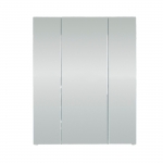 Spiegelkast Monte 3-Deurs Melamine Wit 60x74cm