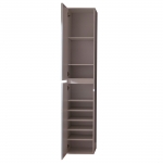 Kledingkast Mirror 2-Deurs Wit 37x191cm