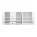 Dressoir Brandson Baxter Wit 195cm