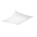 Plafondlamp Luna Wit 130x105cm - Giga Meubel
