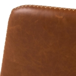 Barkruk Regina Kunstleder Cognac (Verstelbaar) - Giga Living