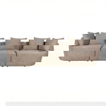 Dutchbone Bank Rocca 4,5-Zits Cappuccino