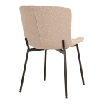 House Nordic Eetkamerstoel Maceda Bouclé Beige