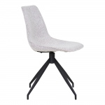 House Nordic Eetkamerstoel Monaco Swivel Bouclé Zand