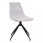 House Nordic Eetkamerstoel Monaco Swivel Bouclé Zand