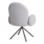 House Nordic Eetkamerstoel Lana Swivel Bouclé Zand