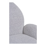 House Nordic Eetkamerstoel Lana Swivel Bouclé Zand