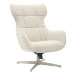 House Nordic Fauteuil Turin Draaibaar Staal Grijs