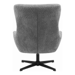 House Nordic Fauteuil Bescia Swivel Donkergrijs