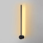 Wandlamp Sword Zwart 62cm