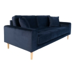 House Nordic Bank Lido 2,5 Zits Velvet Donkerblauw