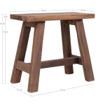 House Nordic Tuinbank Barcelona Teak 50cm