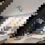 Plafondlamp Karbon Line 6-Lichts Goud - Giga Meubel