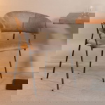 LABEL51 Eetkamerstoel Luuk Micro Suède Taupe